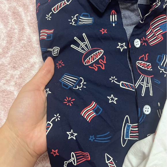 Rugby, Medium and Large, White and Blue - Picture 5 of 7